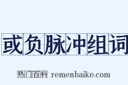 或负脉冲组词是什么意思的图片